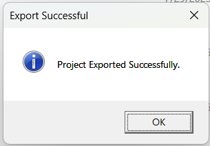 Success message Success message