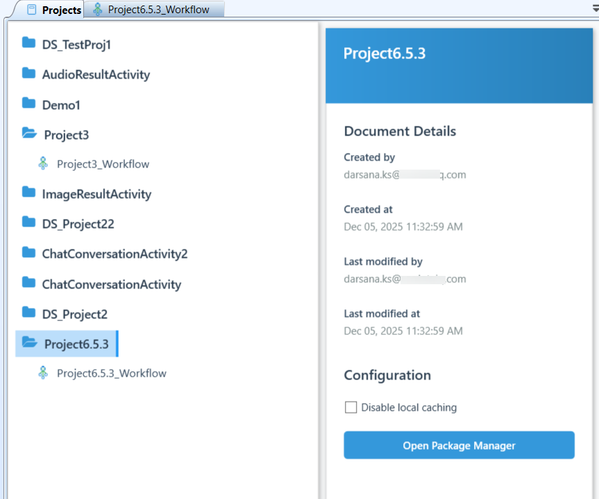 Project details Project details