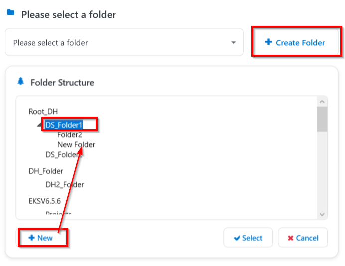 Select publish folder Select publish folder