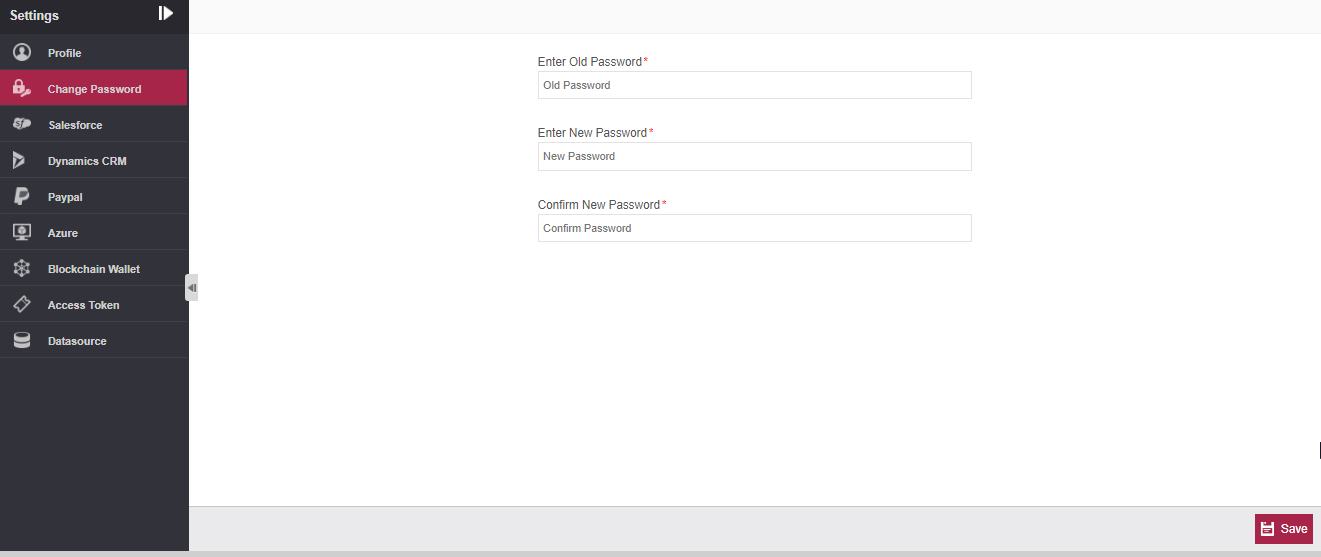 Change Password Change Password