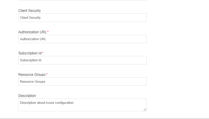 Azure User Settings Azure User Settings