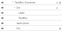 Textbox Container wrapper elements Textbox Container wrapper elements
