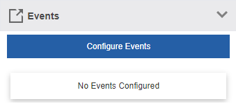 Event Configuration Button Event Configuration Button