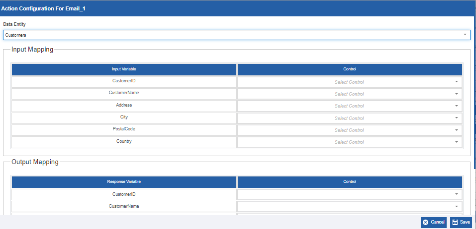 Insert Data Entity Configuration Insert Data Entity Configuration