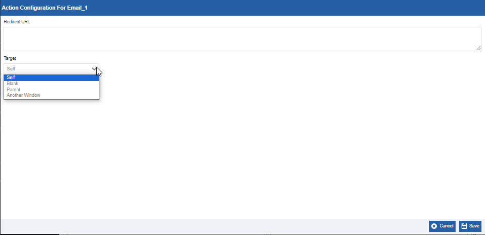Redirect URL configuration Redirect URL configuration