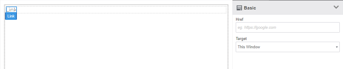 Link control configuration Link control configuration