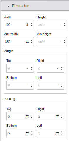 Dimension Configurations Dimension Configurations