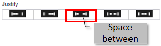 Space between Space between
