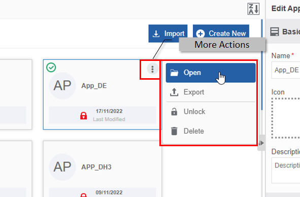 Open action in More Actions Open action in More Actions