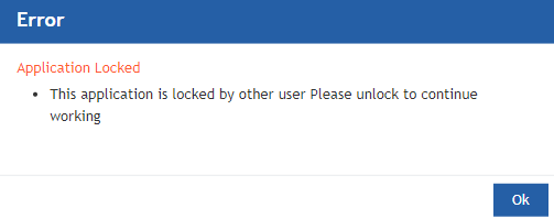 Error message Error message