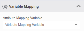 Variable Mapping Properties Variable Mapping Properties