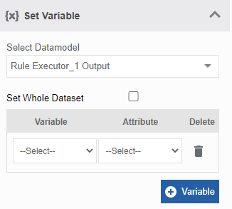Variable-Attribute mapping Variable-Attribute mapping