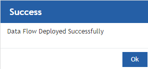 Deploy Success message Deploy Success message