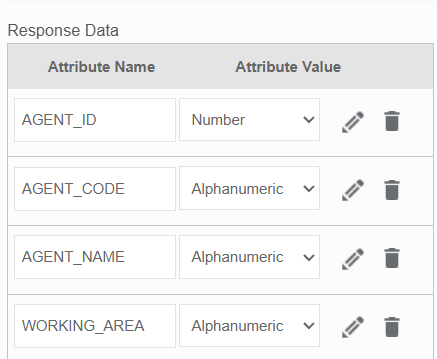 Response Data Response Data