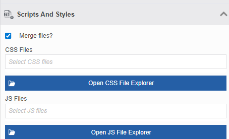 Scripts and Styles Scripts and Styles
