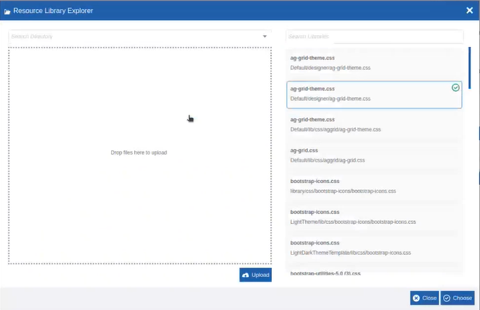 Open CSS File Explorer Open CSS File Explorer